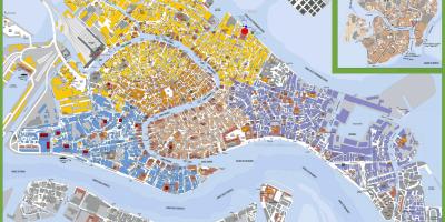 خريطة الشارع من البندقية إيطاليا مجانا